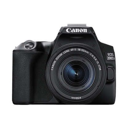 Canon EOS 200D II 24.1 MP DSLR Camera (18 - 55 mm lens, 22.3 x 14.9 mm, Optical Image Stabilization)