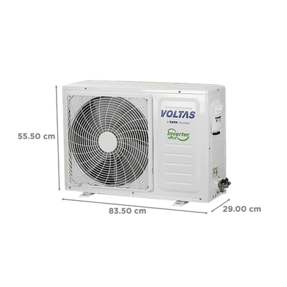 VOLTAS 1.5 Ton 3 Star Inverter Split AC (Copper Condenser, Anti Dust, 183V Vectra Prism)