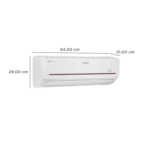 VOLTAS Vertis 5 in 1 Convertible 1 Ton 3 Star Hot and Cold Inverter Split AC with 4-Way Swing (2023 Model, Copper Condenser, 123VH Vertis Prism)