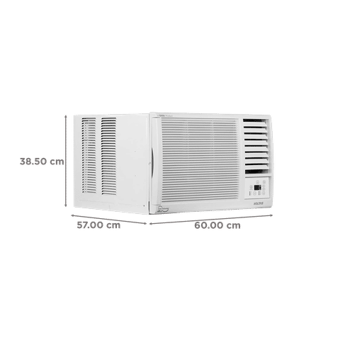 Voltas Vectra 1 Ton 3 Star Fixed Speed Window AC (2023 Model, Copper Condenser, Anti Dust Filter, 123 Vectra Platina)