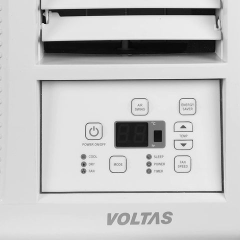 Voltas Vectra 1 Ton 3 Star Fixed Speed Window AC (2023 Model, Copper Condenser, Anti Dust Filter, 123 Vectra Platina)