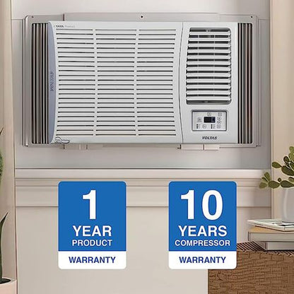 VOLTAS Vectra 1.5 Ton 3 Star Window AC (2023 Model, Copper Condenser, Anti Dust Filter, 183 Vectra Pearl )