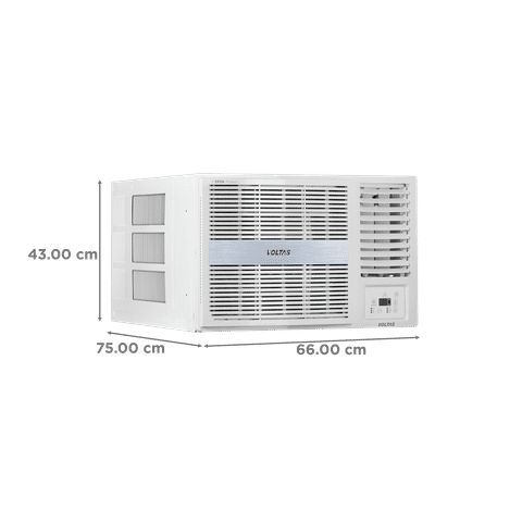 VOLTAS Vectra 1.5 Ton 3 Star Window AC (2023 Model, Copper Condenser, Anti Dust Filter, 183 Vectra Pearl )