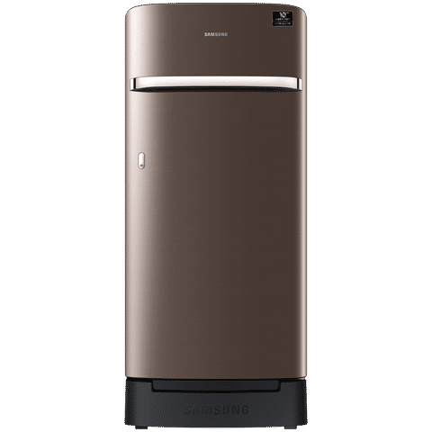 SAMSUNG 189 Litres 5 Star Direct Cool Single Door Refrigerator with Anti-Bacterial Gasket (RR21C2H25DX/HL, Luxe Brown)