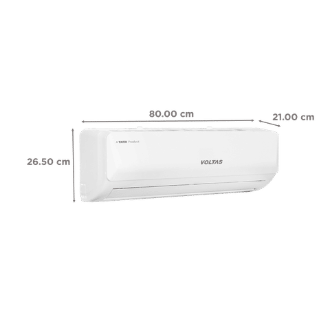 VOLTAS Vertis 5 in 1 Convertible 1 Ton 3 Star Inverter Split AC with 4-Way Swing (2023 Model, Copper Condenser, 123V Vertis Emerald Marvel)