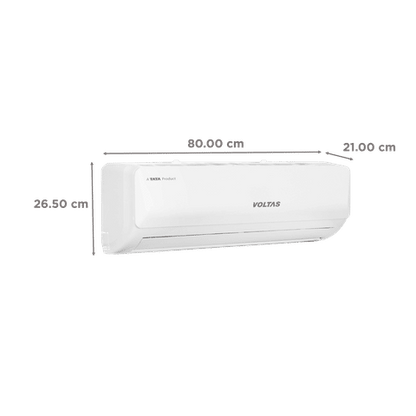 VOLTAS Vertis 5 in 1 Convertible 1 Ton 5 Star Inverter Split AC with 4-Way Swing (2023 Model, Copper Condenser, 125V Vertis Emerald Marvel)