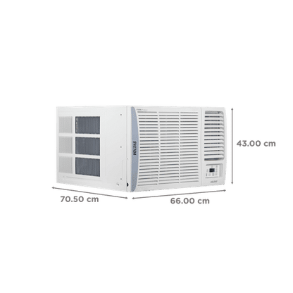 VOLTAS Vertis 2 in 1 Convertible 1.5 Ton 3 Star Inverter Window AC with Anti-Dust Filter (2023 Model, Copper Condenser, 183V Vertis Elite Marvel)