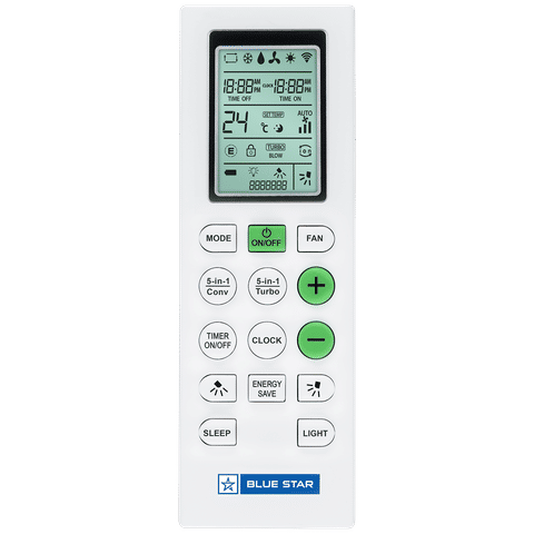 Blue Star M Series 5 in 1 Convertible 1.5 Ton 3 Star Inverter Split AC with 4-Way Swing (Copper Condenser, IC318MNU)