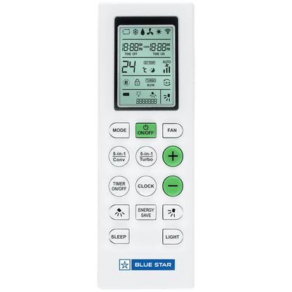 Blue Star M Series 5 in 1 Convertible 1.5 Ton 3 Star Inverter Split AC with 4-Way Swing (Copper Condenser, IC318MNU)