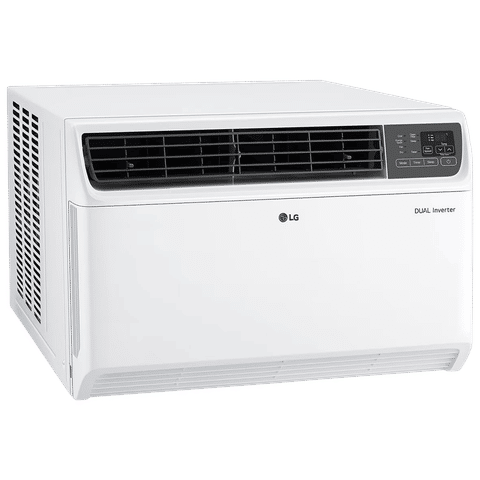 LG 4 in 1 Convertible 1.5 Ton 5 Star Dual Inverter Window AC with Smart Diagnosis System (2023 Model, Copper Condenser, RW-Q18WUZA)