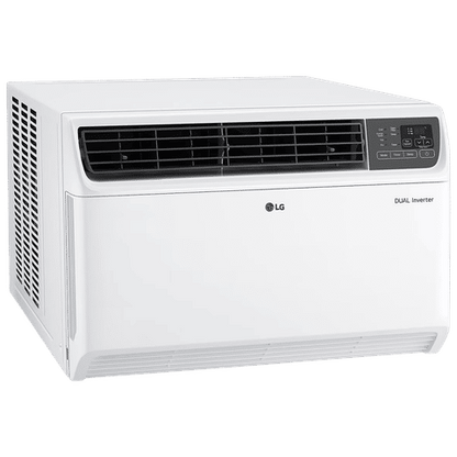 LG 4 in 1 Convertible 1.5 Ton 5 Star Dual Inverter Window AC with Smart Diagnosis System (2023 Model, Copper Condenser, RW-Q18WUZA)