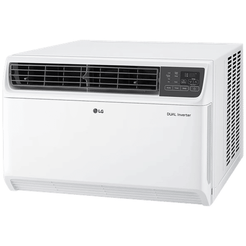 LG 4 in 1 Convertible 1.5 Ton 5 Star Dual Inverter Window AC with Smart Diagnosis System (2023 Model, Copper Condenser, RW-Q18WUZA)