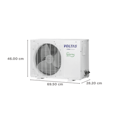 VOLTAS Vectra 4 in 1 Convertible 1 Ton 3 Star Inverter Split AC with Anti Dust Filter (2023 Model, Copper Condenser, 123V Vectra Elite)