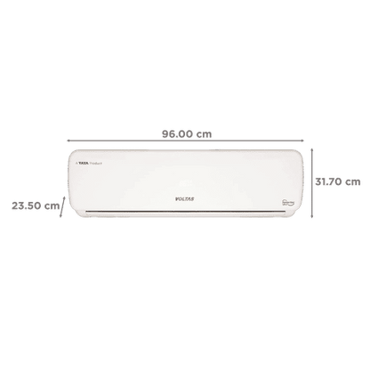 VOLTAS 243VH Vertis Elegant 2 Ton 3 Star Inverter Split AC (Copper Condenser, Dust and Anti-Bacterial Filter)