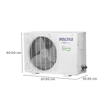 VOLTAS 243VH Vertis Elegant 2 Ton 3 Star Inverter Split AC (Copper Condenser, Dust and Anti-Bacterial Filter)