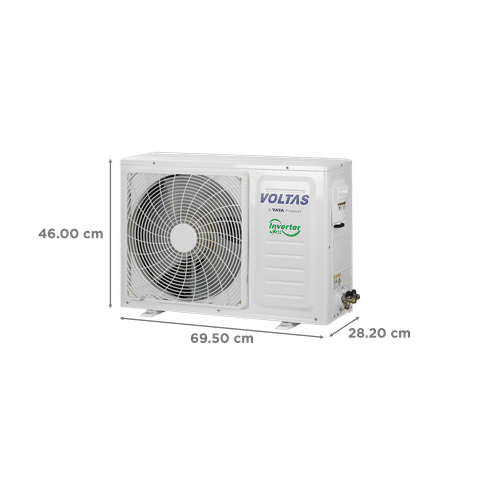 VOLTAS 123v Vectra Pearl Marvel 4 in 1 Convertible 1 Ton 3 Star Inverter Split AC with Auto Clean Function (2023 Model, Copper Condenser)