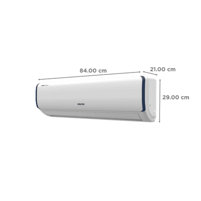 VOLTAS Vectra Pearl 4 in 1 Convertible 1 Ton 5 Star Inverter Split AC with Anti Dust Filter (2023 Model, Copper Condenser, 125V Vectra Pearl Marvel)