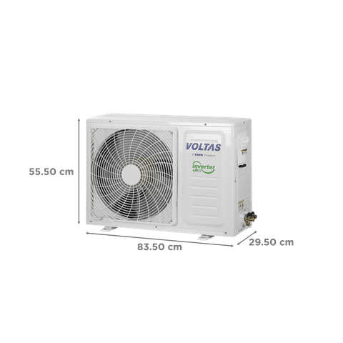 VOLTAS Vectra Pearl 4 in 1 Convertible 1 Ton 5 Star Inverter Split AC with Anti Dust Filter (2023 Model, Copper Condenser, 125V Vectra Pearl Marvel)