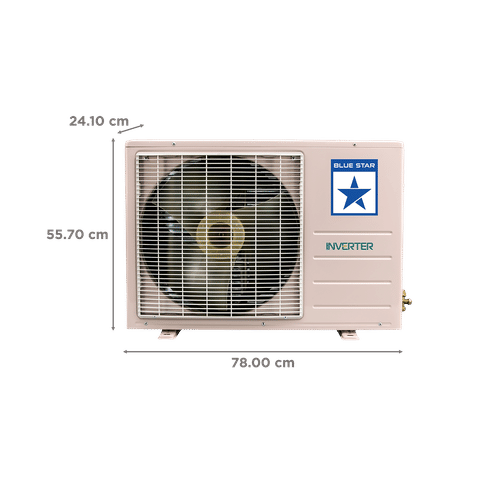 Blue Star FNU 4 in 1 Convertible 1 Ton 4 Star Inverter Split AC with Dust Filter (Copper Condenser, IA412FNU)