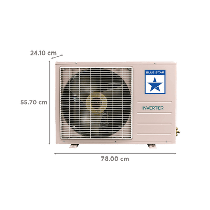 Blue Star FNU 4 in 1 Convertible 1 Ton 4 Star Inverter Split AC with Dust Filter (Copper Condenser, IA412FNU)