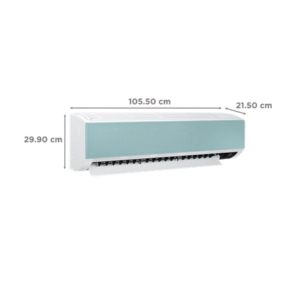 SAMSUNG WindFree 5 in 1 Convertible 2 Ton 3 Star Inverter Split AC with 4-Way Swing (2023 Model, Copper Condenser, AR24CY3AAGC)