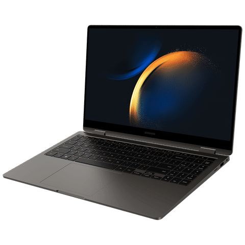 SAMSUNG Galaxy Book 3 360 Intel Evo Core i7 13th Gen (15.6 inch, 16GB, 512GB, Windows 11 Home, MS Office 2021, Intel Iris Xe, Full HD OLED Display, Graphite, NP750QFG-KA1IN)