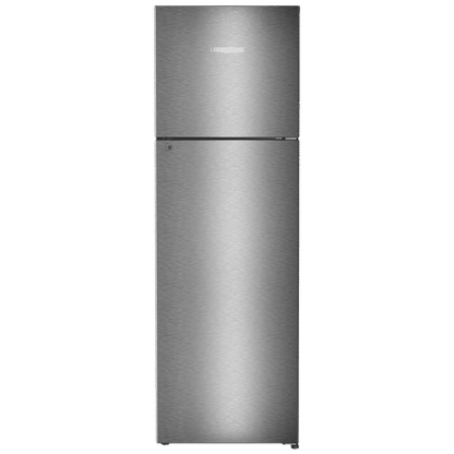 LIEBHERR 350 Litres 2 Star Frost Free Double Door Refrigerator with Vegetable Bin (TDgs 3510, Grey Steel)