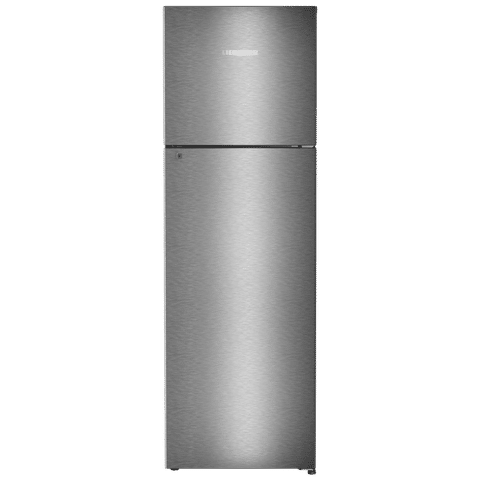 LIEBHERR 350 Litres 2 Star Frost Free Double Door Refrigerator with Vegetable Bin (TDgs 3510, Grey Steel)