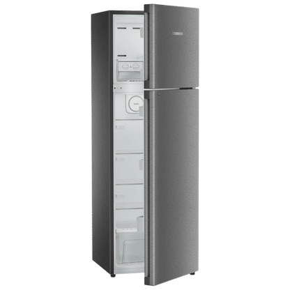 LIEBHERR 350 Litres 2 Star Frost Free Double Door Refrigerator with Vegetable Bin (TDgs 3510, Grey Steel)