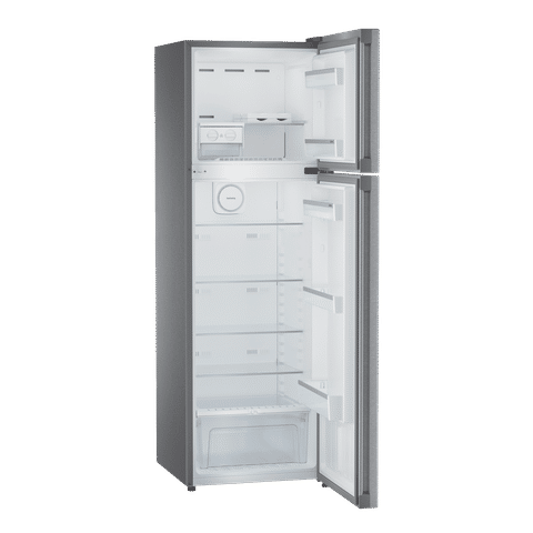 LIEBHERR 350 Litres 2 Star Frost Free Double Door Refrigerator with Vegetable Bin (TDgs 3510, Grey Steel)