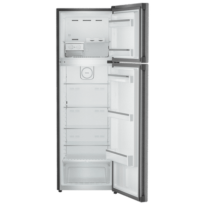 LIEBHERR 350 Litres 2 Star Frost Free Double Door Refrigerator with Vegetable Bin (TDgs 3510, Grey Steel)