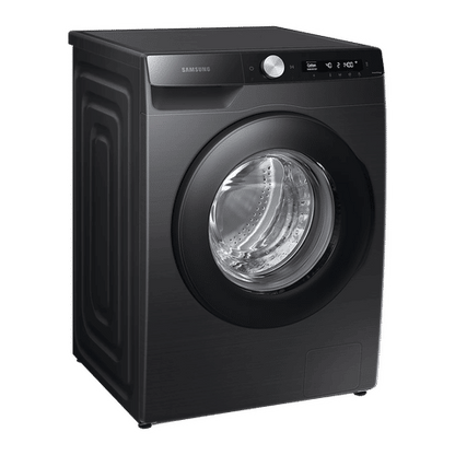 SAMSUNG 12 kg 5 Star Inverter Fully Automatic Front Load Washing Machine (WW12T504DAB/TL, Built-In Heater, Black Caviar)