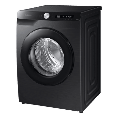 SAMSUNG 12 kg 5 Star Inverter Fully Automatic Front Load Washing Machine (WW12T504DAB/TL, Built-In Heater, Black Caviar)