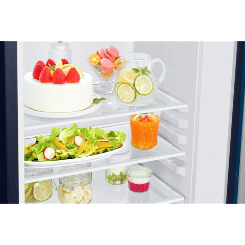 SAMSUNG 215 Litres 4 Star Direct Cool Single Door Refrigerator (RR23C2E249U/HL, Paradise Blue)