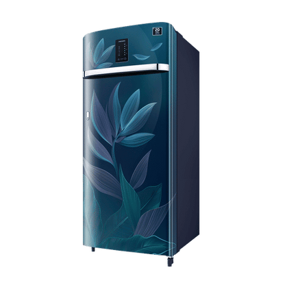 SAMSUNG 215 Litres 4 Star Direct Cool Single Door Refrigerator (RR23C2E249U/HL, Paradise Blue)