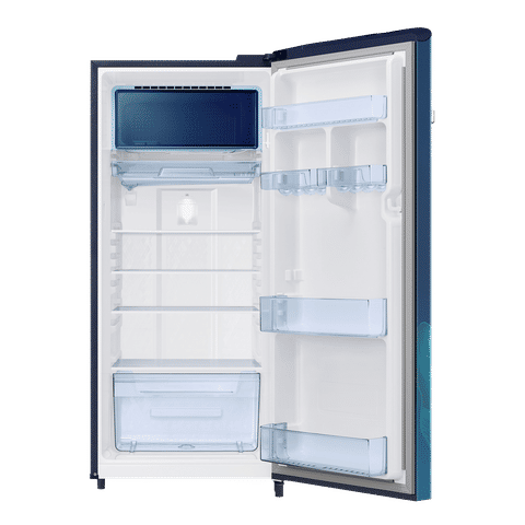 SAMSUNG 215 Litres 4 Star Direct Cool Single Door Refrigerator (RR23C2E249U/HL, Paradise Blue)