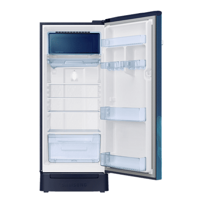 SAMSUNG 215 Litres 4 Star Direct Cool Single Door Refrigerator (RR23C2F249U/HL, Paradise Blue)