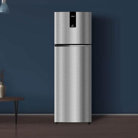 Whirlpool Intellifresh DF278 231 Litres 2 Star Frost Free Double Door Refrigerator with 6th Sense Technology (Grey)