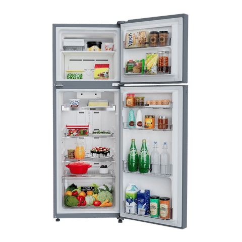 Whirlpool Intellifresh DF278 231 Litres 2 Star Frost Free Double Door Refrigerator with 6th Sense Technology (Grey)