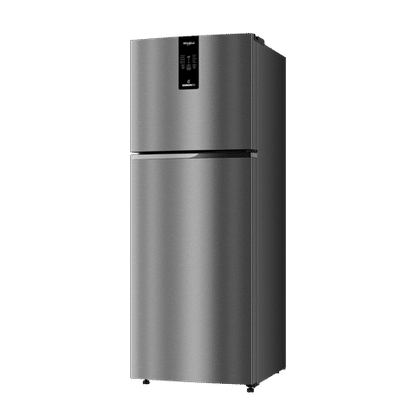 Whirlpool Intellifresh Pro 308 Litres 2 Star Frost Free Double Door Convertible Refrigerator with 6th Sense Technology (Grey)