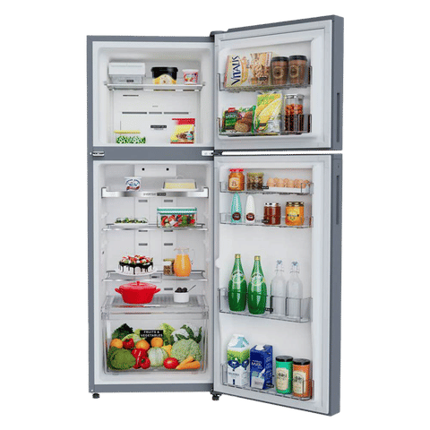 Whirlpool Intellifresh Pro 308 Litres 2 Star Frost Free Double Door Convertible Refrigerator with 6th Sense Technology (Grey)