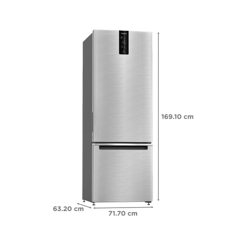 Whirlpool Intellifresh Pro 285 Litres 2 Star Frost Free Double Door Bottom Mount Convertible Refrigerator with 6th Sense Technology (IFPRO BM INV CNV 3, Grey)