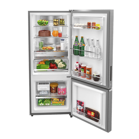 Whirlpool Intellifresh Pro 285 Litres 2 Star Frost Free Double Door Bottom Mount Convertible Refrigerator with 6th Sense Technology (IFPRO BM INV CNV 3, Grey)