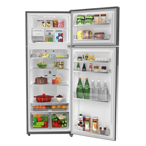 Whirlpool Intellifresh 480 431 Litres 2 Star Frost Free Double Door Convertible Refrigerator with 6th Sense Technology (Grey)