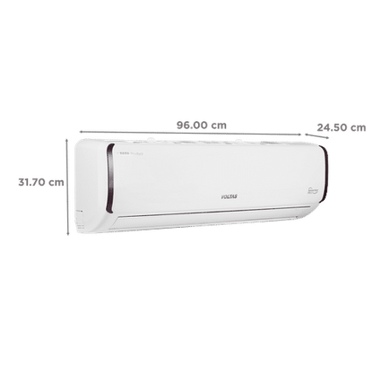 VOLTAS Vectra Pearl 4 in 1 Convertible 1.3 Ton 5 Star Inverter Split AC with Anti Dust Filter (Copper Condenser)