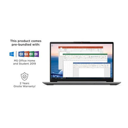 Lenovo IdeaPad Slim 3 Intel Celeron 4th Gen (15.6 inch, 8GB, 256GB, Windows 11, MS Office 2021, Intel UHD Graphics, HD Display, Platinum Grey, 81WQ00NXIN)