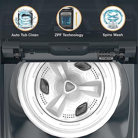 Whirlpool 7.5 kg Fully Automatic Top Load Washing Machine (SW Pro Plus, 31558, Spiro Wash Action, MidNight Grey)