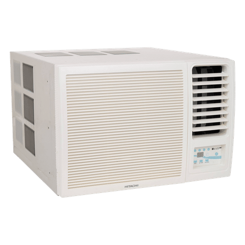 HITACHI Kaze Plus 1 Ton 2 Star Fixed Speed Window AC (Copper Condenser, RAW312HEDO)