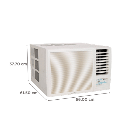 HITACHI Kaze Plus 1 Ton 2 Star Fixed Speed Window AC (Copper Condenser, RAW312HEDO)