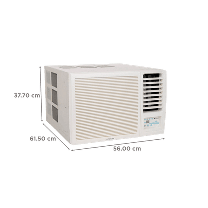 HITACHI Kaze Plus 1 Ton 2 Star Fixed Speed Window AC (Copper Condenser, RAW312HEDO)